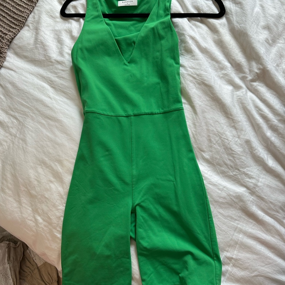 Aritzia Green Jumpsuit